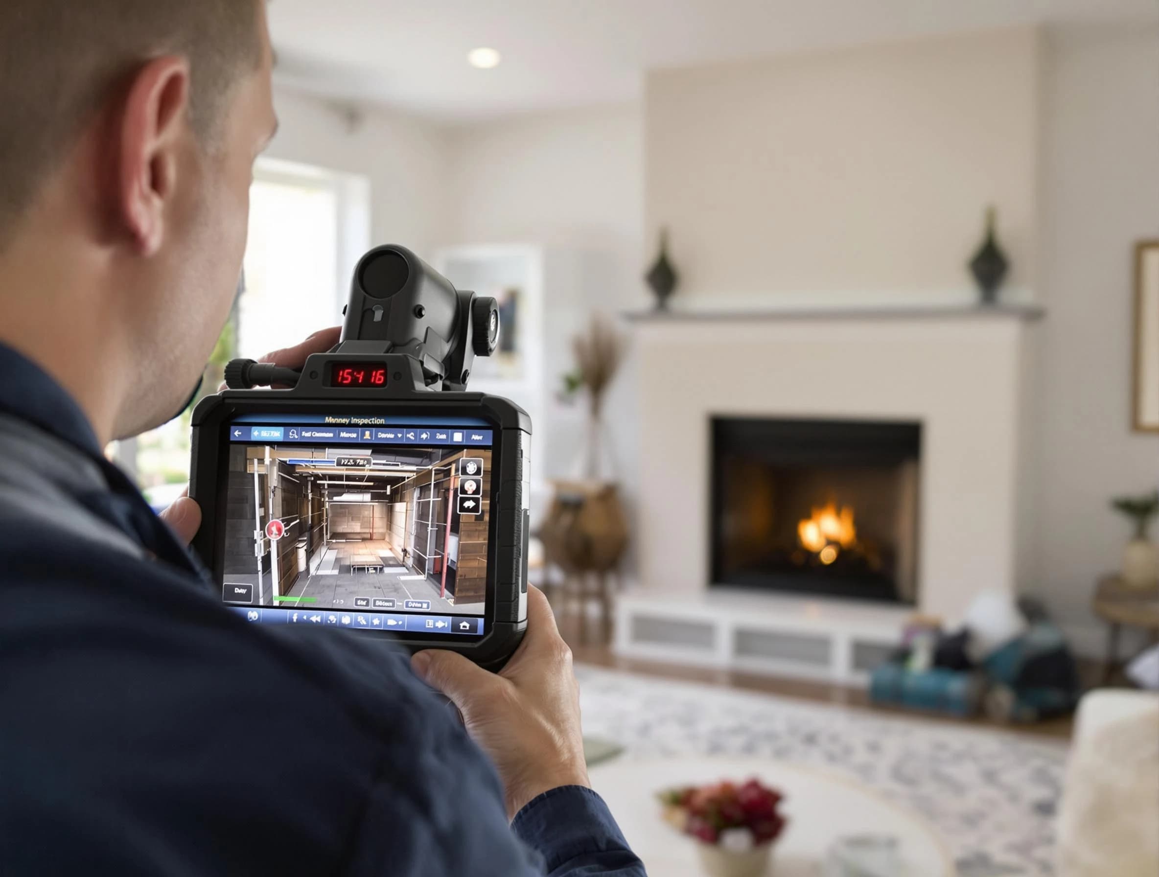 San Tan Valley Chimney Sweep conducting a thorough chimney inspection in San Tan Valley, AZ