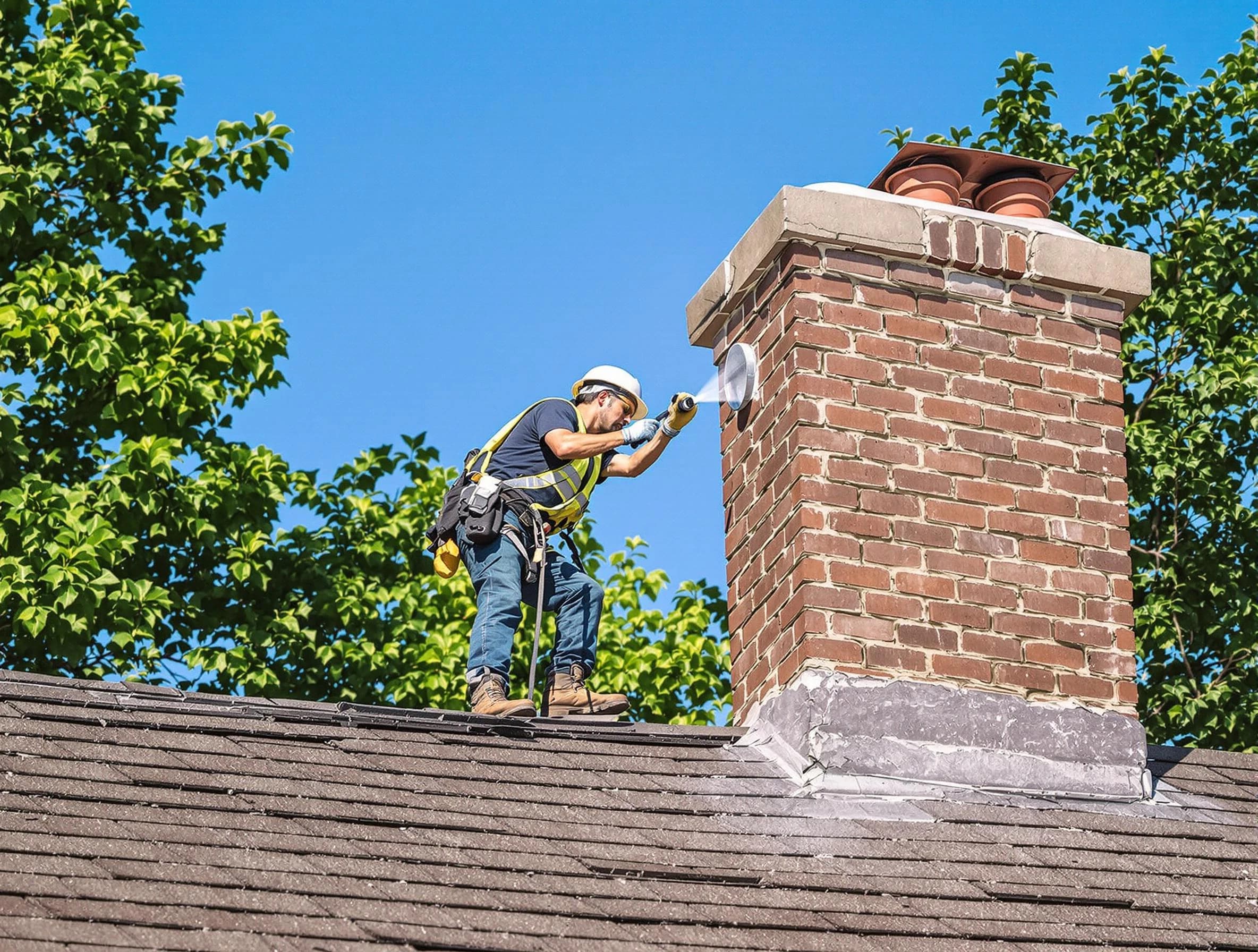 San Tan Valley Chimney Sweep performing an inspection with advanced tools in San Tan Valley, AZ