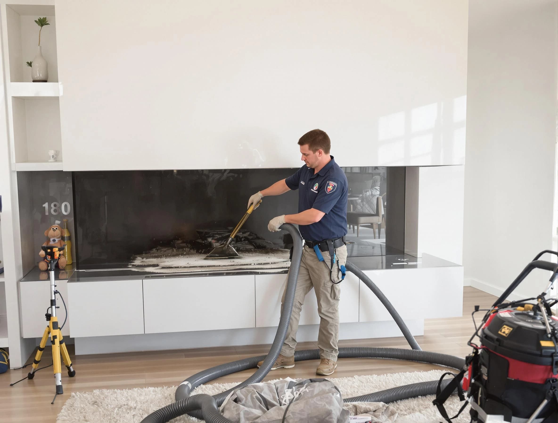 San Tan Valley Chimney Sweep technician providing chimney sweeping services in San Tan Valley, AZ