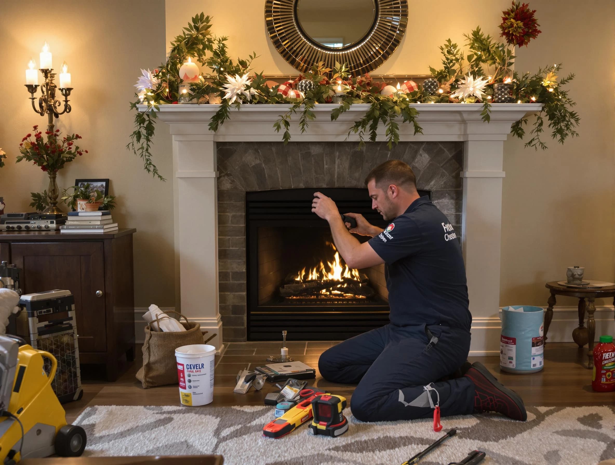 San Tan Valley Chimney Sweep offering fireplace maintenance services in San Tan Valley, AZ