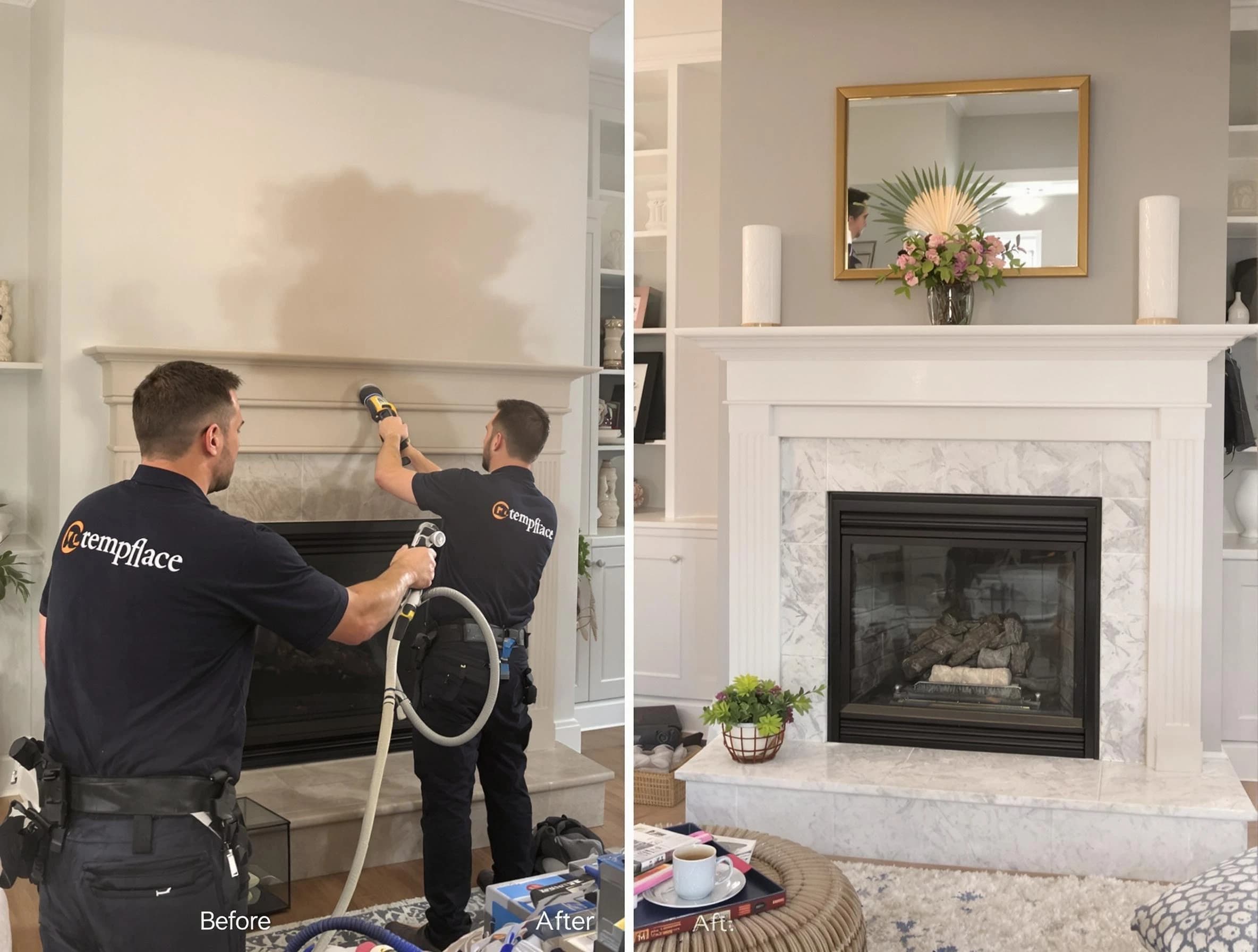 Professional soot removal by San Tan Valley Chimney Sweep team in San Tan Valley, AZ